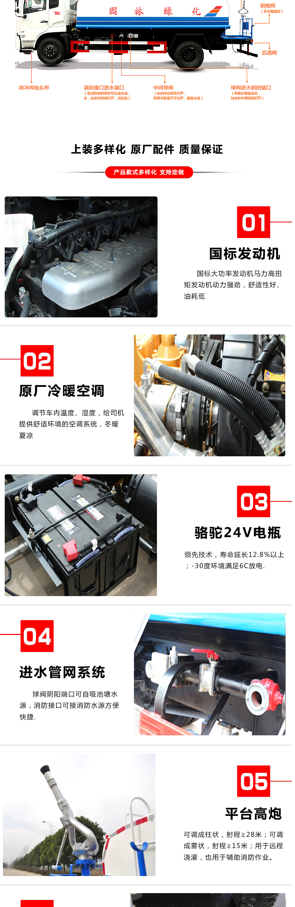 純電動(dòng)BEV18噸天錦洗掃車